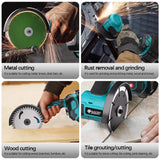 Makita 4 Inch CUT OFF Tool Cordless Cutting Saw Grinding Machine Power Tools Grinder Angle Grinder For DEWALT /Milwaukee
