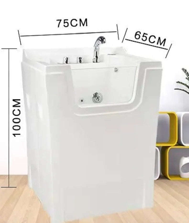 Acrylic Dog Grooming Animal Cleaning Bathtub SPA Ozone Pet Bath Tub