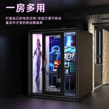 catio outdoor cat enclosure Y indoor recording studio, piano room, singing practice, silent soundproof room   Soundproof room, h