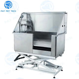 2026 PAT PET Tech 50" Pet Spa Bathing Station Electric Stainless Steel Bath Tub Dog Grooming
