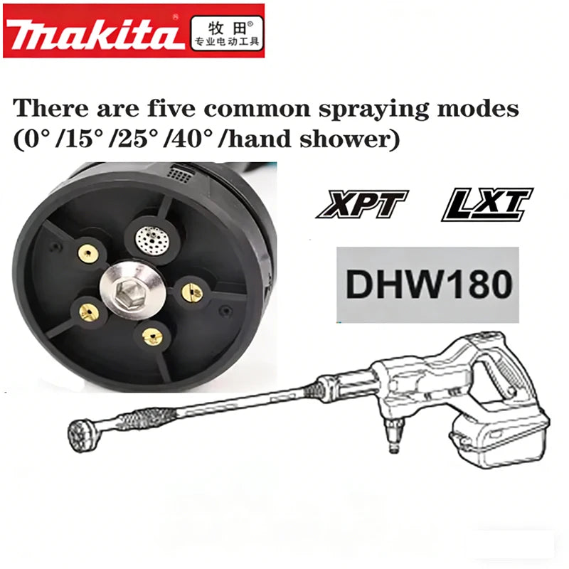 New Makita Genuine originalDHW180 Cordless Washer 18V Lithium Tools Cleaning Family Edition Efficient Clean Power Tools️️