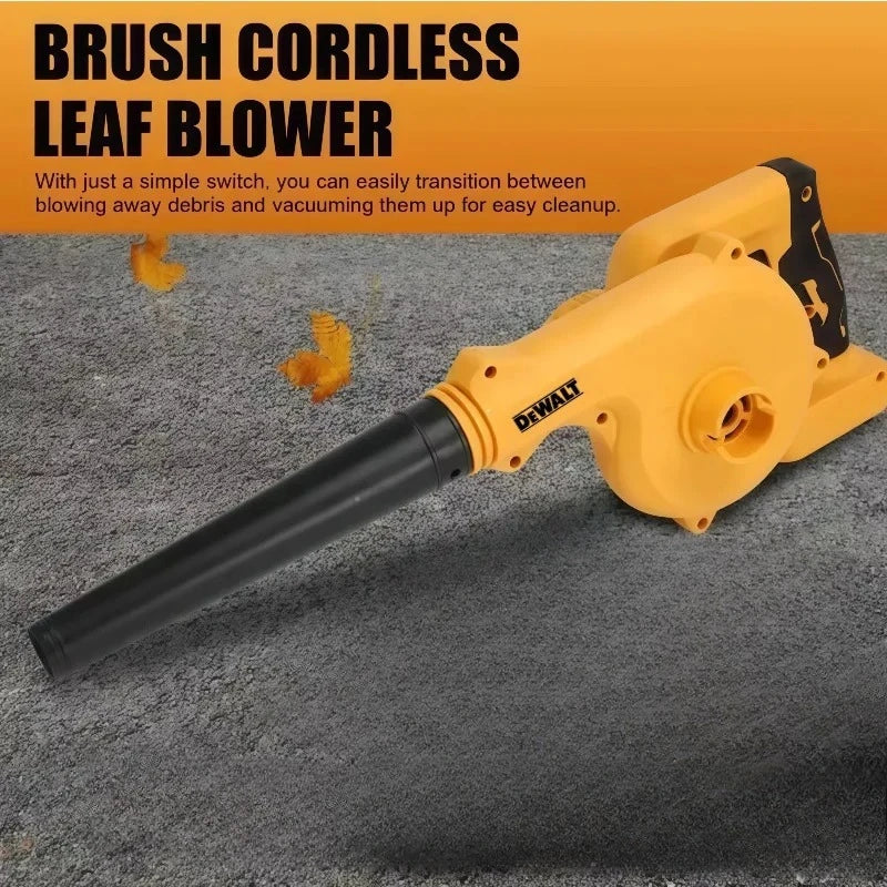 DeWalt Collector Leaf Duster Multi-Use Wireless Air Blower Vacuum Cleaner Electric Dust Tool For Dewalt 20V Battery