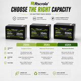 12V Rechargeable Lithium Battery Pack 20Ah 30Ah 40Ah 50Ah, 3S5P 6P 7P High Capacity Battery for Sprayer Portable Speaker Camping