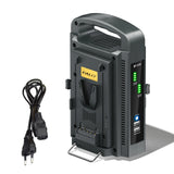 V Mount Battery BP-98 BP-229 Mini V-Mount Battery with PD 65W USB-C Fast Charging for Video Camera Camcorder Broadcast LED Light