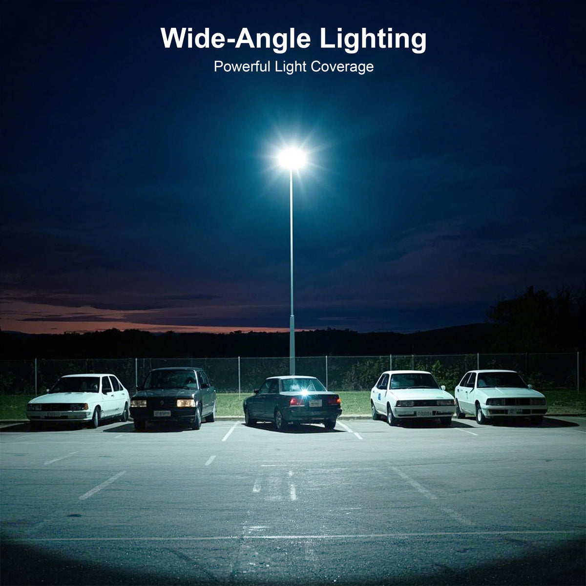 Ship from Local Warehouse, 1-Pack 8000W Outdoor Waterproof Solar Light, Motion Sensor & Remote Control, Timer & Constant Bright Mode, Dusk-to-Dawn Auto On/Off, IP65 Waterproof, Easy Installation, Ideal for Yard and Parking Lot