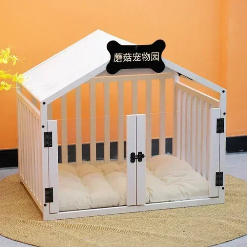 Premium  High-quality Wood Rabbit Box Dog Supplies Folding Corral Prefab Modular Crate Corral Para Mascotas