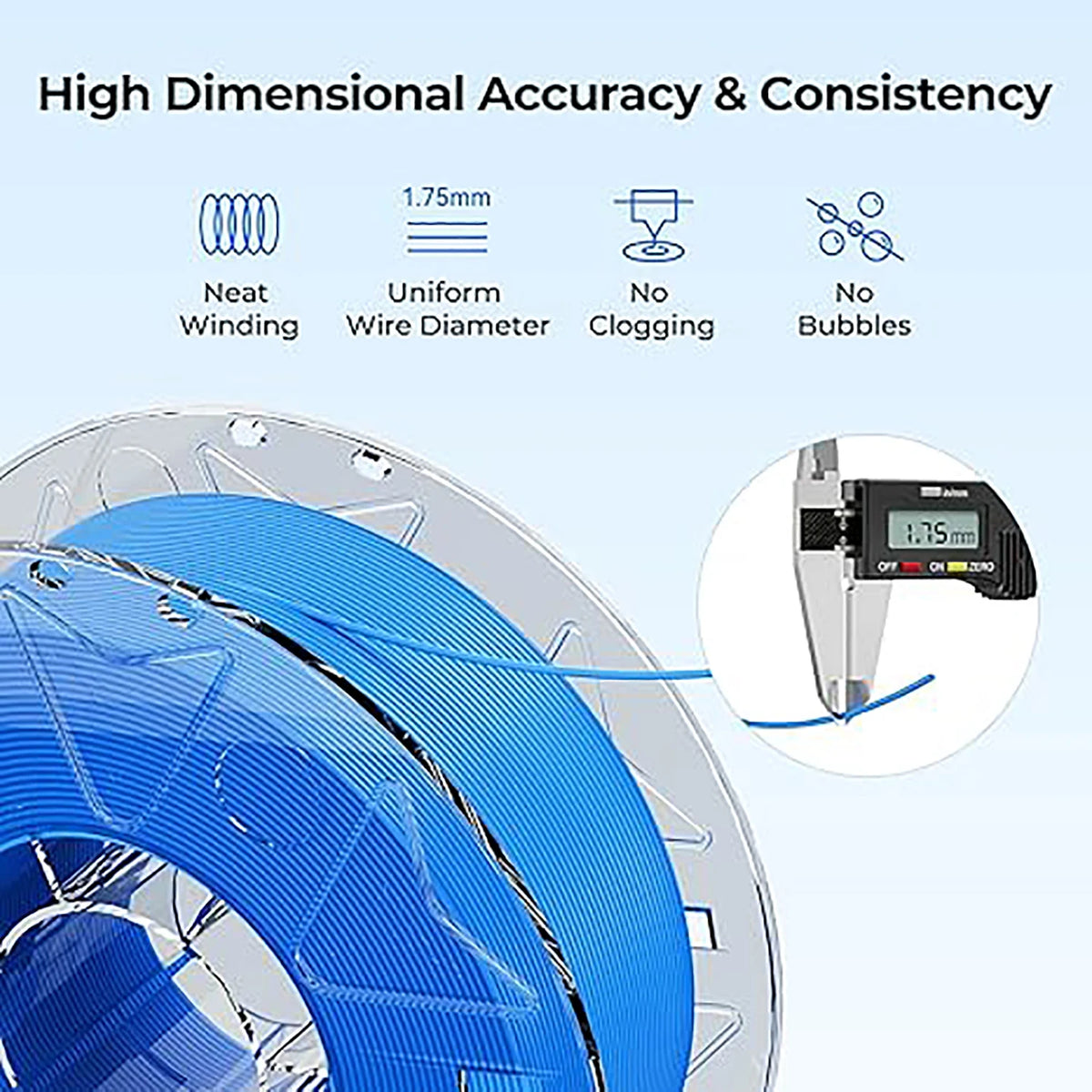 Creality Hyper PLA RFID Filament 1.75mm 1KG High-speed Printing Comes with A Built-in Chip To Recognize Colors for K2 Plus Combo