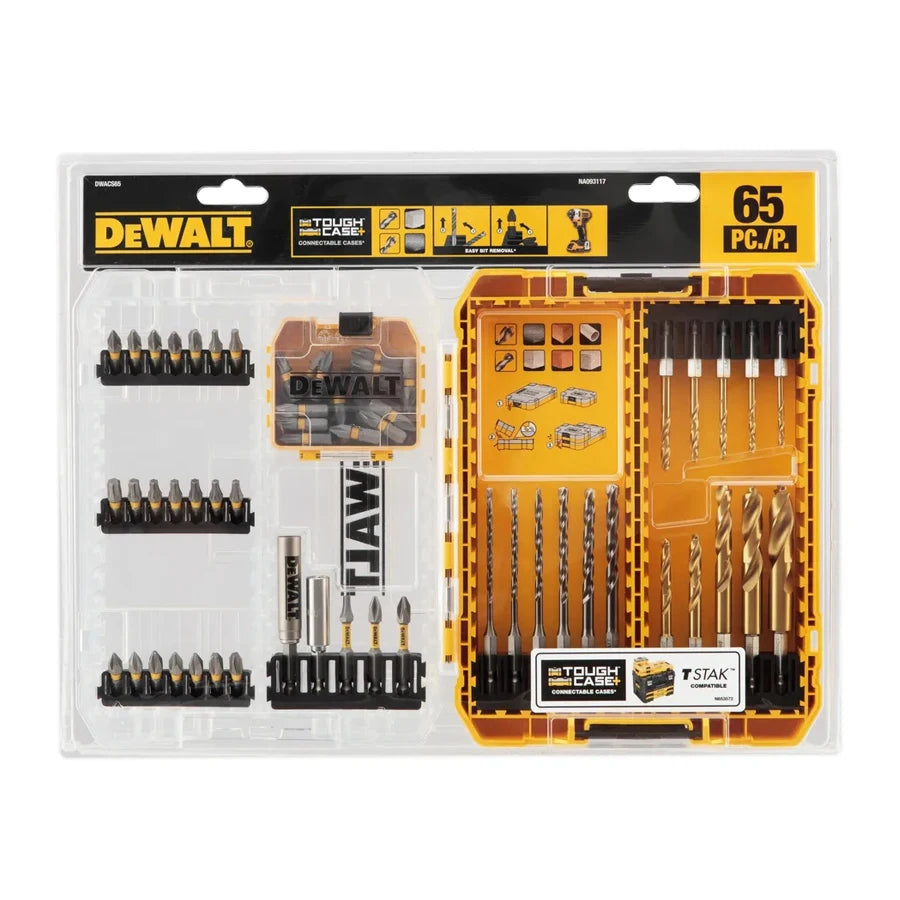 Dewalt 65Pcs KingTool Drilling and Driving Accessory Kit (KingTool 318-Pieces Screwdriver and Drill Bit Set) DWACS65