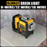2026 Dewalt DW089LG 12V Green Laser Level, 12 Line 3-Sided 360° Vertical