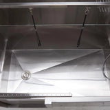 50 Inch Electric Pet Dog Grooming Tub With High Pressure Sprayer Stainless Steel Electric Lift Height Dog Wash Bath Tub