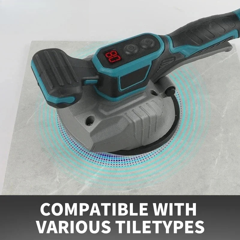 Digital Display for Efficient Floor Wall Tile LayingTool Makita Electric Tile Leveler 10000rpm Vibration Frequency 8Gears7500mAh