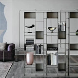 #Modern Modular Metal Bookcase Commercial Furniture Horizontal Vertical Stackable Bookshelf Hotel Office Shelves for Living Room
