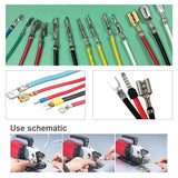 Zten Pneumatic Terminal Crimping Machine Tool 1.3T Terminal Crimper Pliers Tool with Crimping Die For Optional With Foot Touch