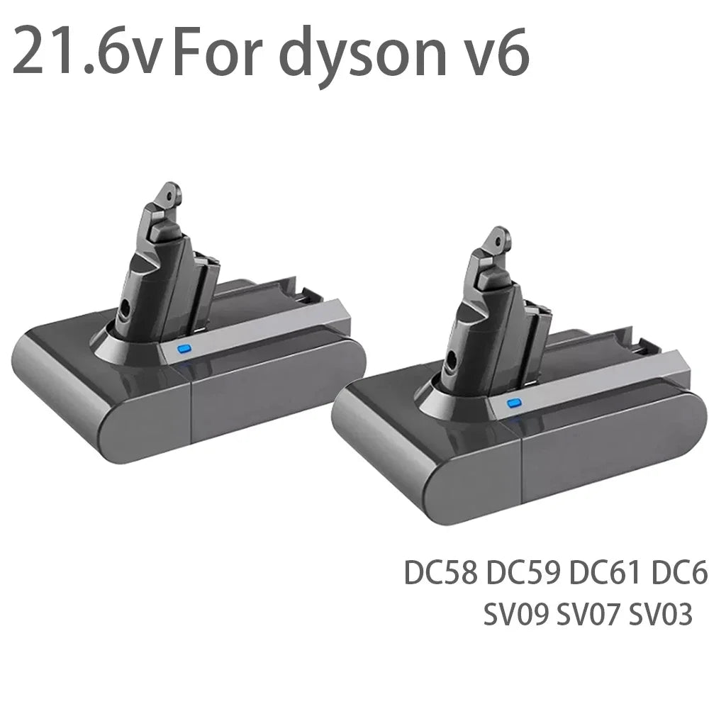 For Dyson dc62 battery 12800mAh 21.6V Li-ion Battery for Dyson V6 DC58 DC59 DC61 DC62 DC74 SV07 SV03 SV09 Vacuum Cleaner Battery