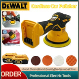 DeWALT 8 Gears Adjustable Cordless Car Polisher Electric Auto Waxing Sanding Sealing Glaze Tool For Dewalt 20V Battery