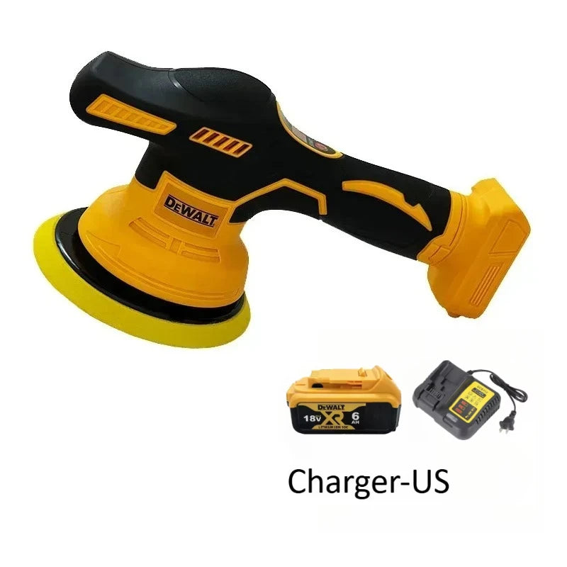 DEWALT 8 Gears Digital Display Cordless Car Polisher Electric Waxing Polishing Machine Variable Speed For DEWALT 20V Battery