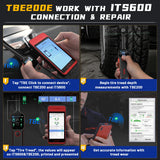 Autel MaxiTPMS TBE200E Tire Diagnostic Scanner Car Tool Laser Tire Tread Depth & Brake Disc Wear 2in1 Tester Perform with ITS600