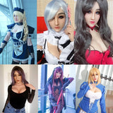 Full HeadMask Realistic Silicone Head Mask Cover Cosplay Halloween Crossdressing Mask Male to Female Crossdresser Disguise