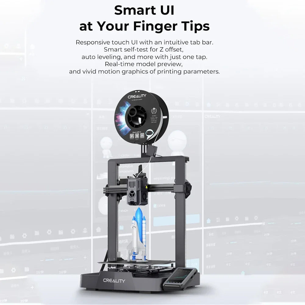 Creality Ender-3 V3 KE 3D Printer 500mm/s Printing Speed with CR Touch Auto Leveling Sprite Direct Extruder Supports 300℃