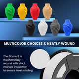 JAYO 20 Rolls 3D PLA Matte/High Speed PLA matte Printer Filament 1.75mm Neatly Wound PLA with Matte Finish Print for 3D Printer