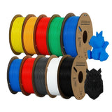 KEEPANG PLA Filament 1.75mm 3D Printer Filament 5/10Rolls 3D Printing Plastic Material 100% No Bubble for FDM 3D Printer MIX