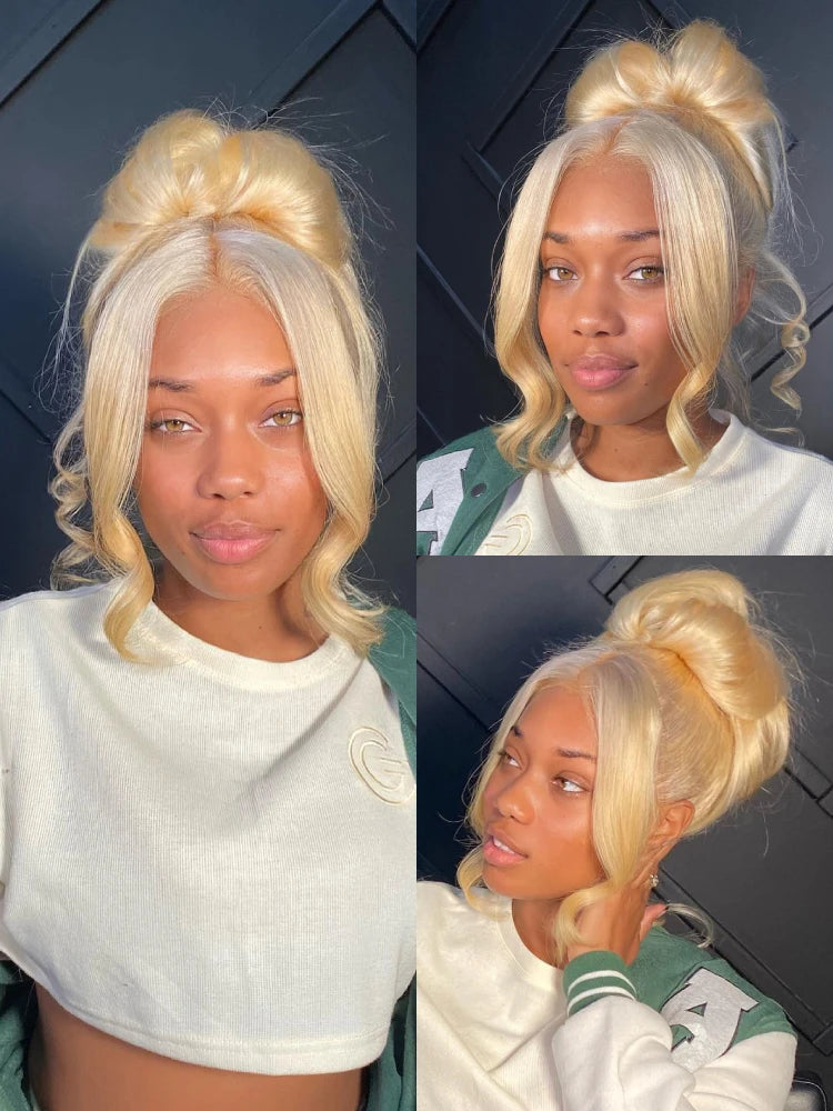613 Hd 13x4 13x6 360 Lace Frontal Wig Lace Wig Honey Blonde Lace Front Wig Colored Human Hair Brazilian Body Wave Lace Front Wig