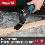 Makita 18V Brushless Oscillating Multi Tool - Quick Release Electric Trimmer Renovator Tool with Variable Speed