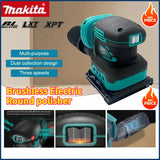 Makita Cordless Sander Lithium Sandpaper Machine Handheld Sanding Flat Polishing Machine For Makita 18V Battery