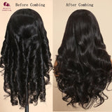 Beautyforever 3D Body Wave Bye-Bye Knots Glueless Wig Human Hair Ready to Wear Lace Front Wig 100% Raw Human Hair Wig Drawstring