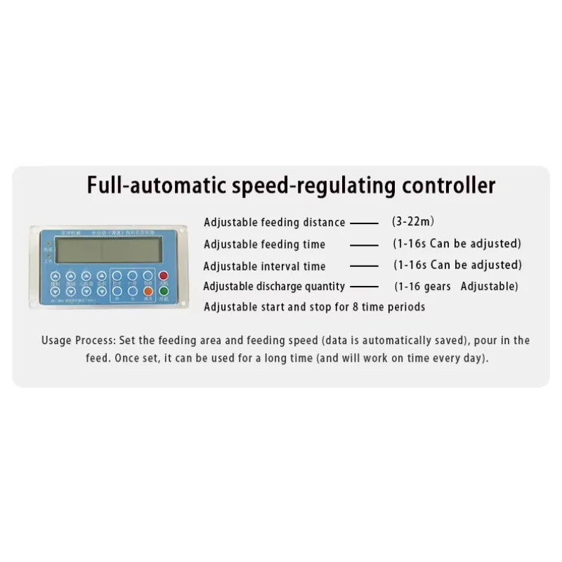 Industrial Automatic Fish Feeder for Pond Aquaculture and Recirculating Water Pool System Essential Equipment for Fish Farming