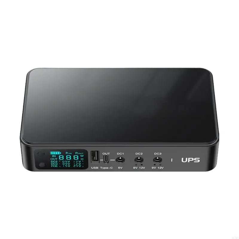H7BE UPS Battery Backup for LED Light WiFi Camera Routers Speaker 3x5.5x2.1mm Output 9000mAh/10400mAh/18000mAh Energy