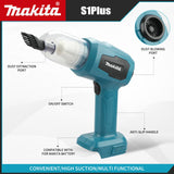 Makita Strong Suction Mini Electric Vacuum Cleaner Wireless Handheld Home Cleaner Blower With 7 Nozzeles for 18V Battery