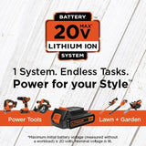 20V MAX Matrix Quick Connect System Cordless Lithium Power Drill and Driver with Battery Included Ideal for Home Repairs DIY P
