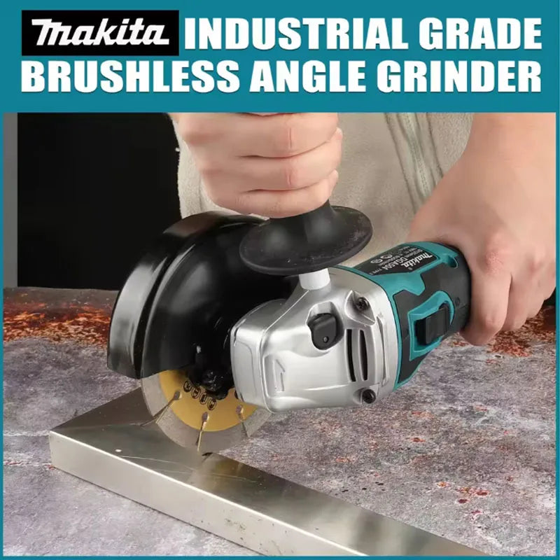 Makita DGA504 18V Brushless Lithium Electric Angle Grinder High Power Rechargeable Polishing & Cutting Machine