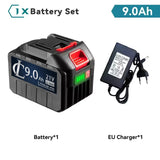 Rechargeable 18V 21V 388VF Li-ion Battery 3000-9000mAh High Capacity Long Lasting Fast Charging Durable for Makita Electric