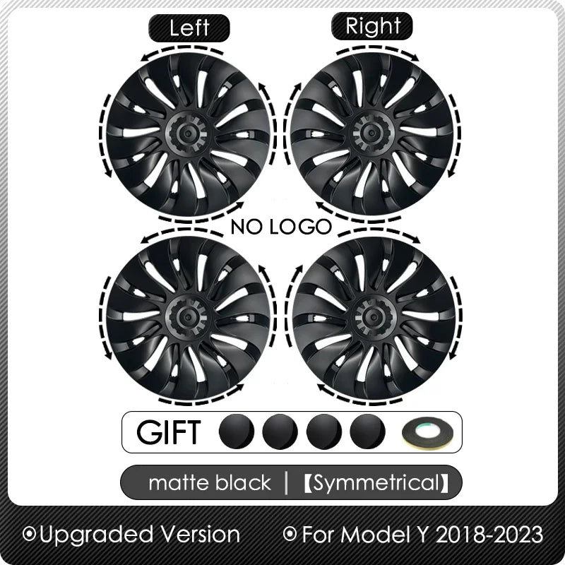 4PCS/1PCS Wheel Caps Performance Automobile Replacemen Hub cap Full Rim Cover Accessories for Tesla Model Y 19 Inch Hubcap 2024