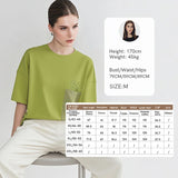 Amii Short Sleeve Tee 2026 Summer New Embroidered Round Neck Drop Shoulder Women's T-Shirt Casual Versatile Top Female 12652006