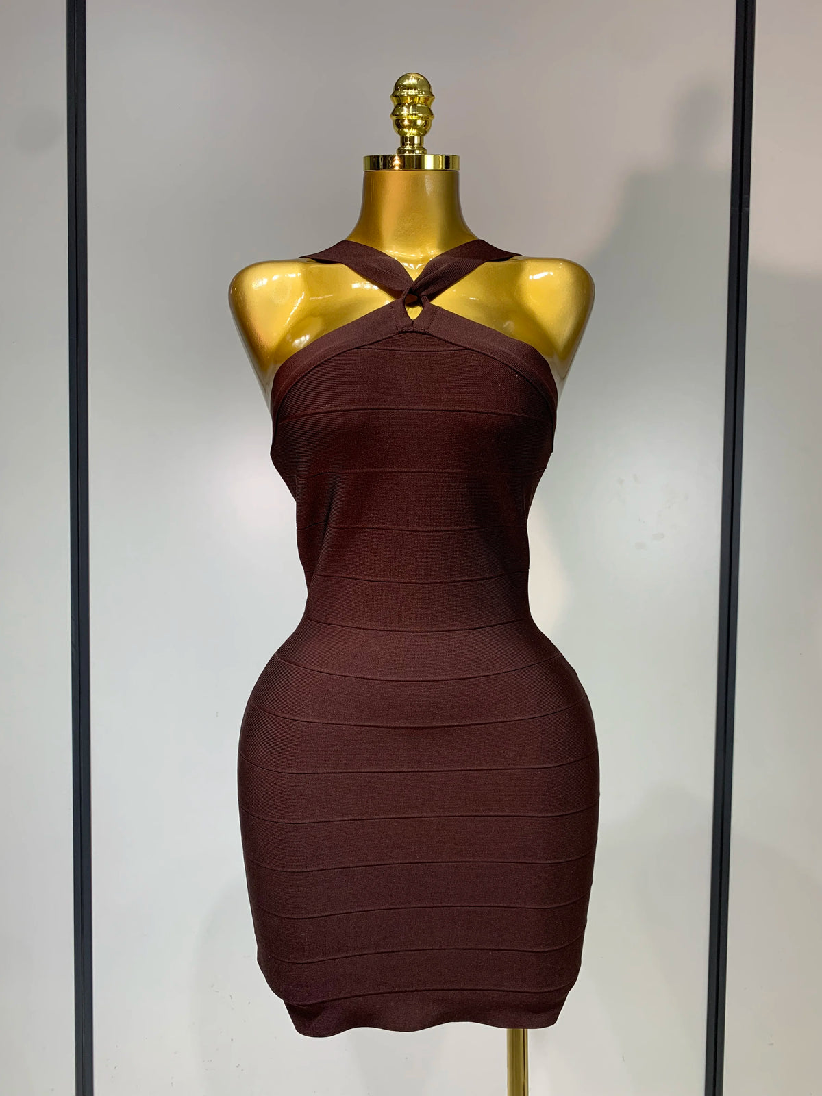 Women Sexy Backless Pink Bodycon Mini Bandage Dresses Elegant Evening Party Luxury Birthday Nightclub Cocktail Prom Gown