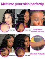 40 Inch Loose Deep Wave Lace Front Human Hair Wig Brazilian Nature Wave Curly Wigs Human Hair 13x6 HD Lace Frontal Wig For Women
