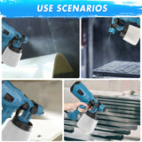 Wired Electric Spray Gun For Makita 18V Battery HVLP Paint Spray Gun Auto Furniture Spray Painting Tool For Home Interior