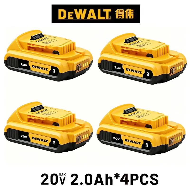 100% Original 20V 6.0Ah MAX Battery Power Tool Replacement For DeWalt DCB184 DCB181 DCB182 DCB200 20V 5A 6A 18Volt 20v Battery.