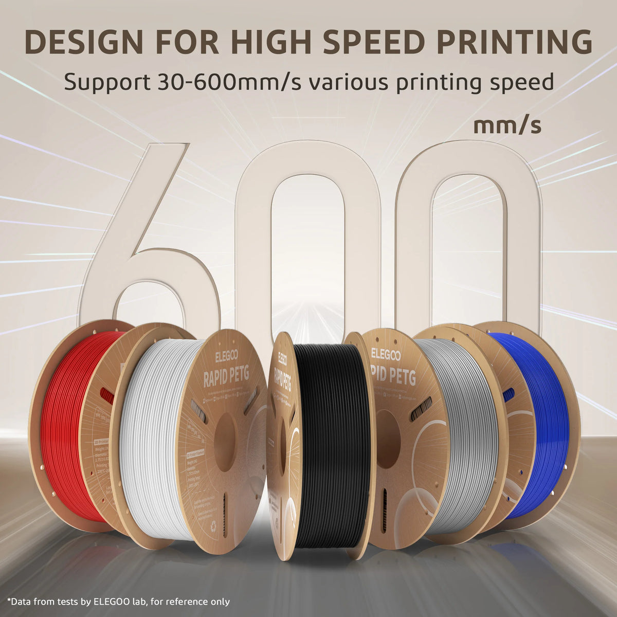 ELEGOO 4KG/5KG/10KG 1.75mm Rapid PETG Filament