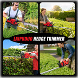 Brushless Electric Hedge Trimmer 3000RPM Cordless Portable Bush Trimmer Lawn Mower Garden Yard Tools For Milwaukee 18V Battery
