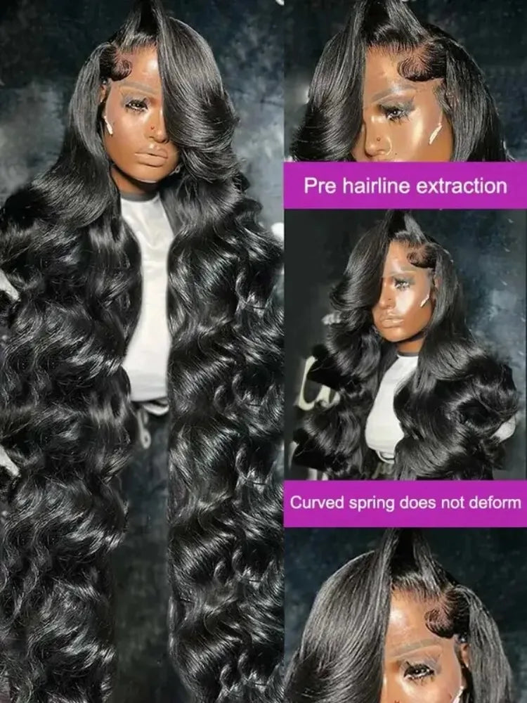 30 40 Inch Body Wave Wigs Human Hair 13x4 HD Lace Frontal Wig Brazilian For Black Women 13x4 Lace Front Human Hair Wigs