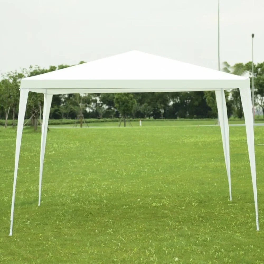 10x10 Feet Outdoor Mobile Gazebo Canopy Tent Events Wedding Party BBQ Patio Hut
