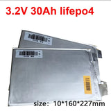 Gtk 3.2V 30AH 30A lifepo4 lithium battery cell lipo rechargeable pouch CCA free shipping for solar system DIY Repair pack