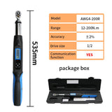 Shahe 1/2''Digital Torque Wrench Electronic Set with Buzzer & LED Adjustable Electronic Torque Wrenches Car Repairing Tool
