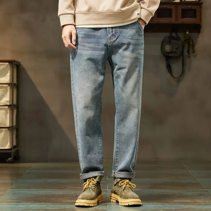 New 2026 Harem Loose Jeans, High Quality Fashion Trendy Versatile Cargo Long Pants, Retro Blue & Vintage Blue