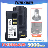 5000mAh PMNN4409AR Type-C USB Replacement Battery for Motorola APX4000 XPR3500 XPR7380 XPR7550 GP338D+ XIR P8660i Two Way Radios