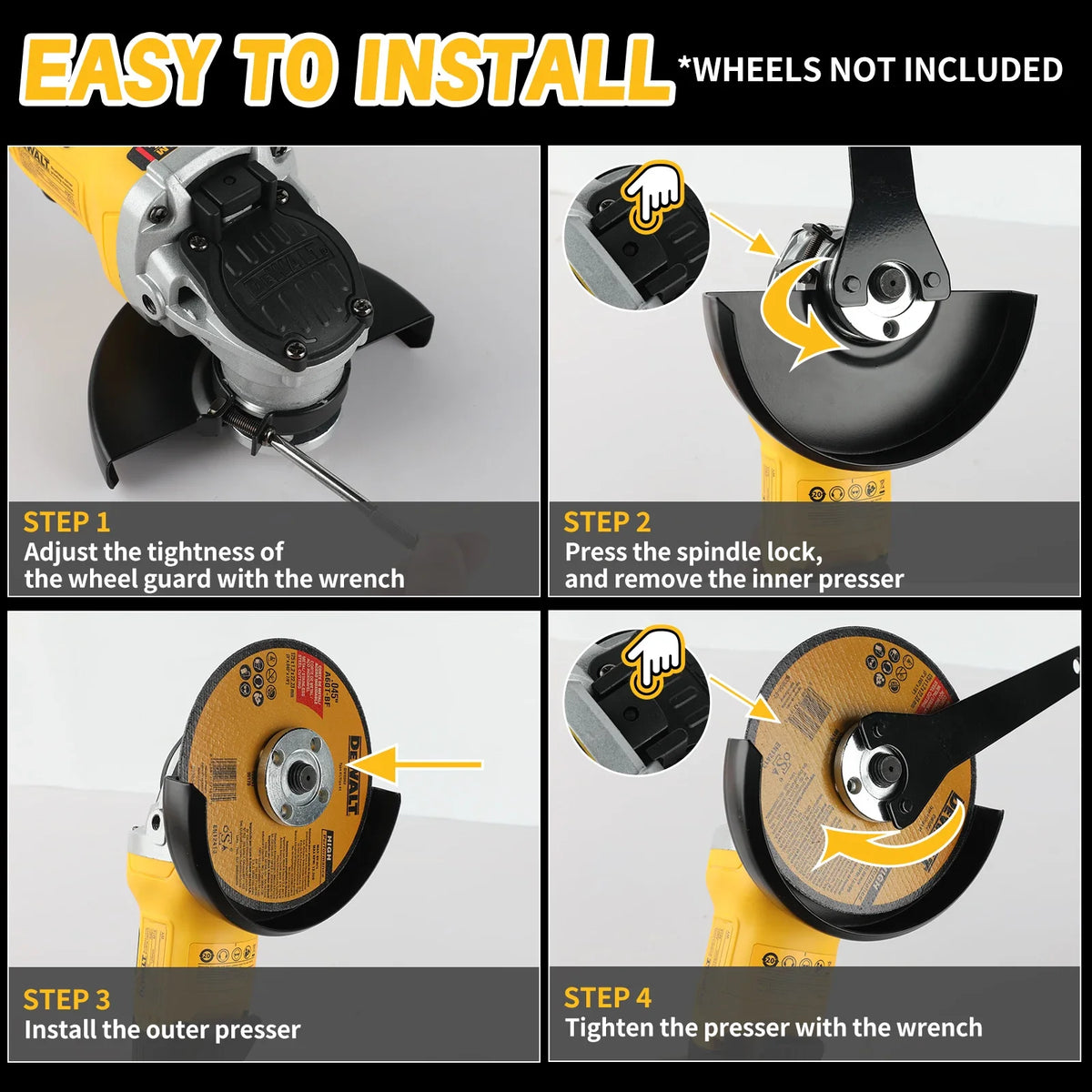 Dewalt Cordless DCG406 Angle Grinding Machine 125mm high-performance Outstanding cutting and polishing Brushless Angle Grinding
